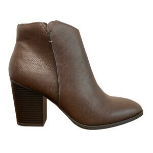 Sun + Stone Women’s Graceyy Booties Brown Size 8 1/2